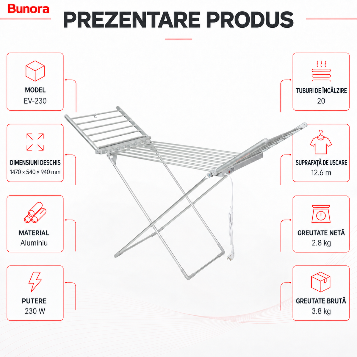 Uscător Electric de Rufe