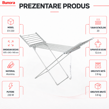 Uscător Electric de Rufe