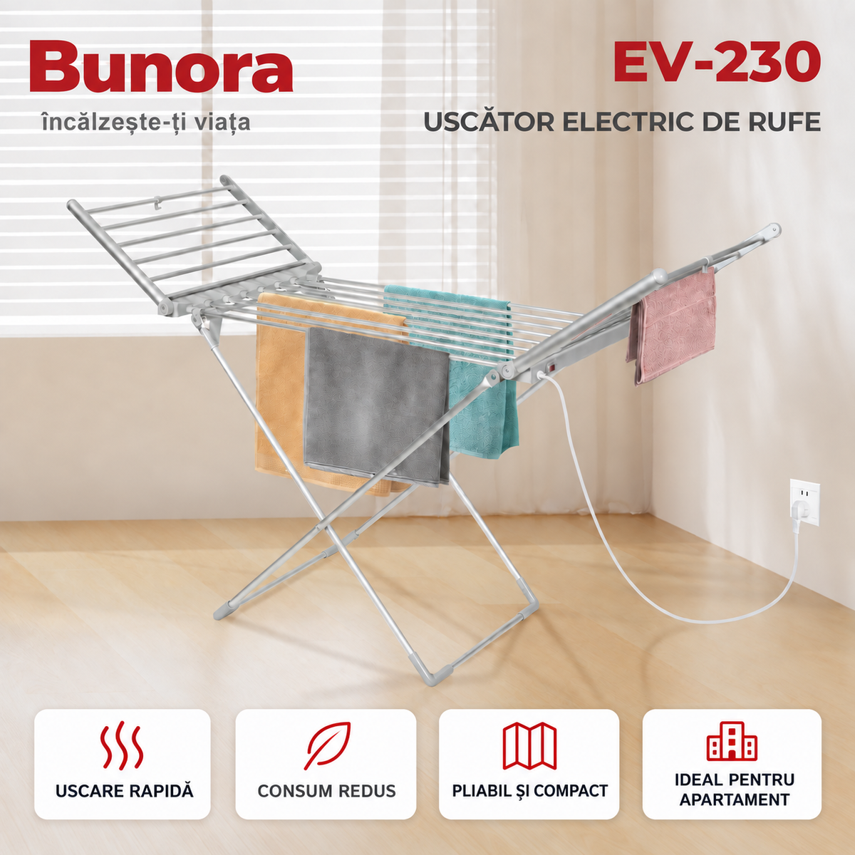 Uscător Electric de Rufe