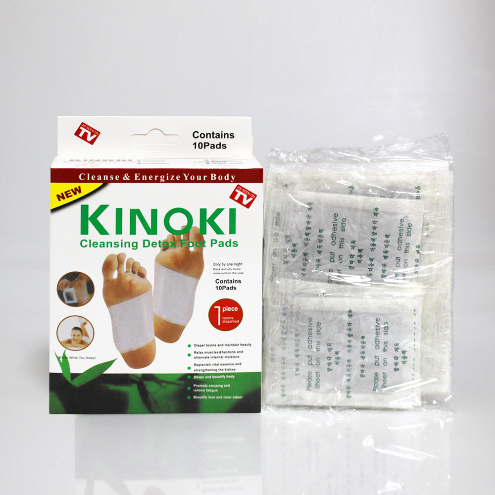 Kinoki Cleanse & Energize Foot Patch – 10 Plasturi Detox