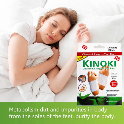 Kinoki Cleanse & Energize Foot Patch – 10 Plasturi Detox