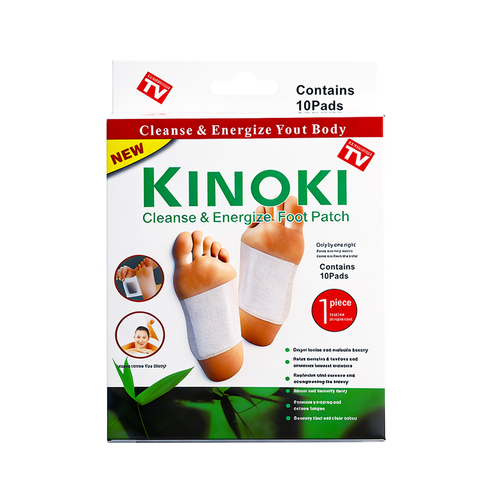 Kinoki Cleanse & Energize Foot Patch – cutie 10 plasturi detox